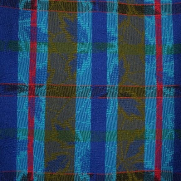 Stefano Conti Hawaiian Shirt Men's Small Button Up All Over Print Jaquard Leaves - Picture 8 of 8